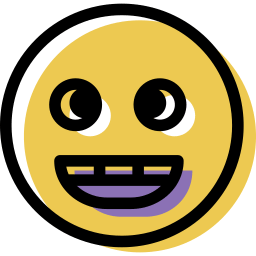Happy interface face feelings icon Happy interface face feelings icon