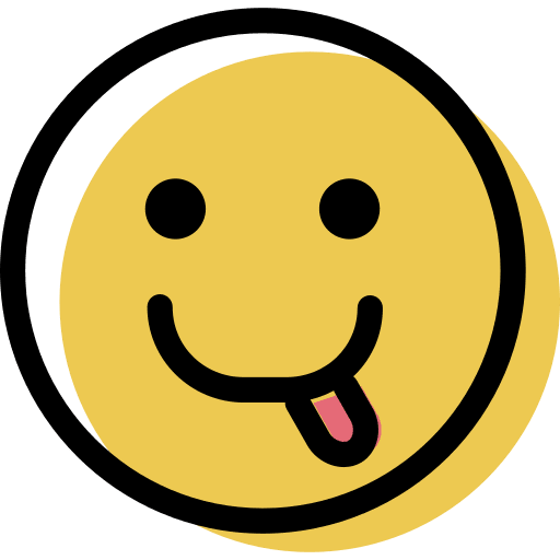 Tongue people emoticon smiling icon Tongue people emoticon smiling icon