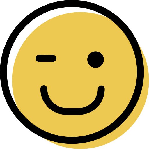 Wink emoticon feelings smiley icon Wink emoticon feelings smiley icon
