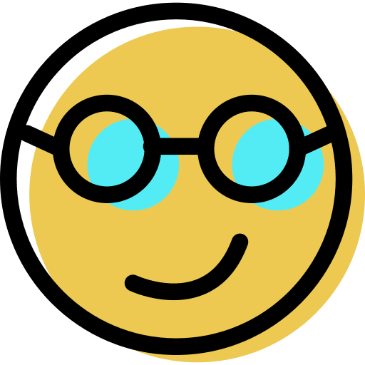 Cool people feelings smiling icon Cool people feelings smiling icon