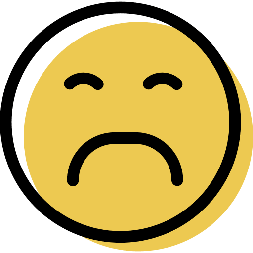 Sad people interface smiley icon Sad people interface smiley icon