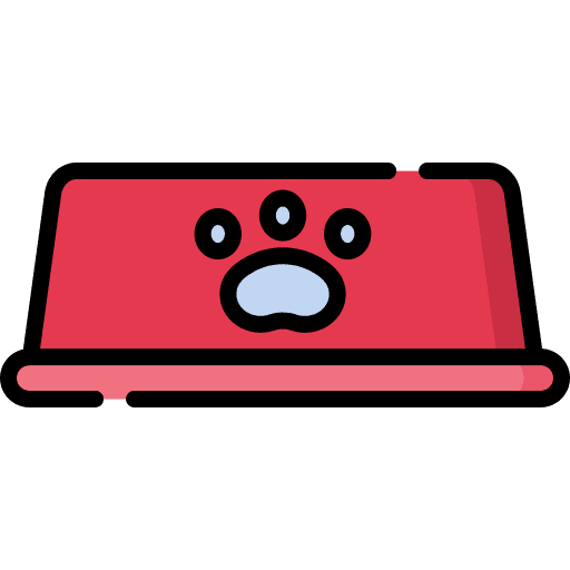 Dog food container dog plate dog food container animals icon Dog food container dog plate dog food container animals icon