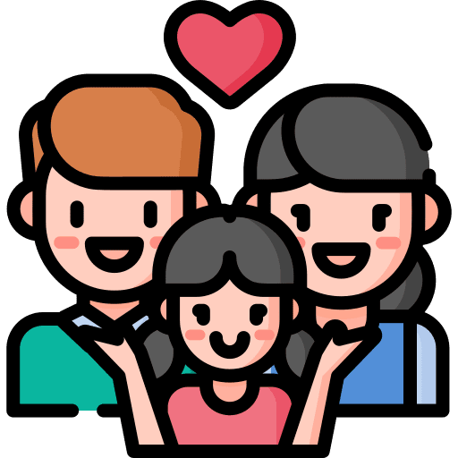 Family people parents family icon