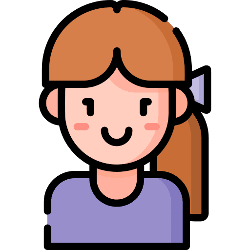 Girl caucasian avatar girl icon