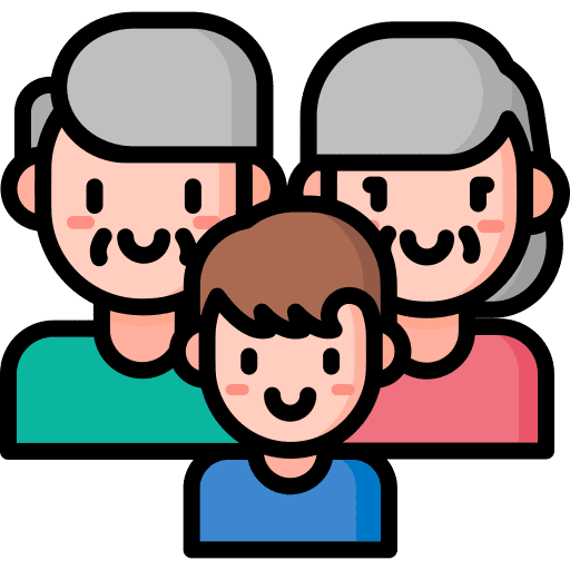 Grandparents children kid and baby grandparents icon Grandparents children kid and baby grandparents icon