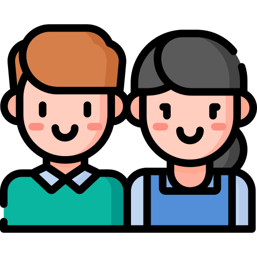 Parents love man people icon Parents love man people icon