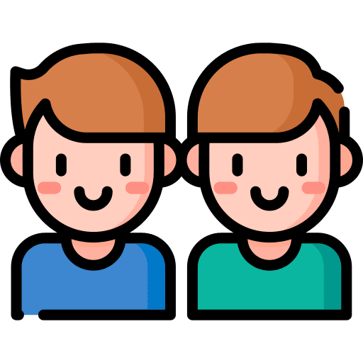 Twins brotherhood child user icon Twins brotherhood child user icon