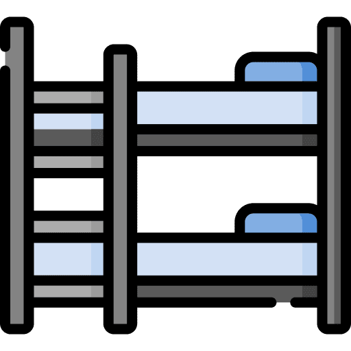 Bunk bed bunk bed hotel sleep icon Bunk bed bunk bed hotel sleep icon