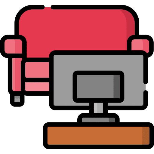 Living room television living room entertainment icon Living room television living room entertainment icon