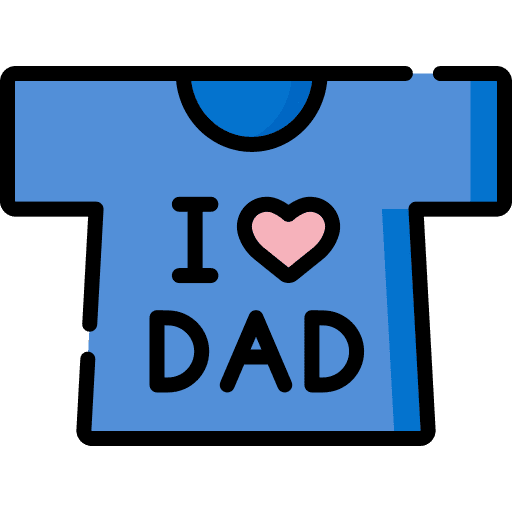 Tshirt love and romance fashion fathers day icon Tshirt love and romance fashion fathers day icon