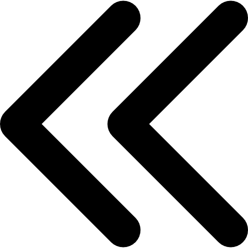 Arrowheads of thin outline to the left arrowhead outlines before left arrows icon