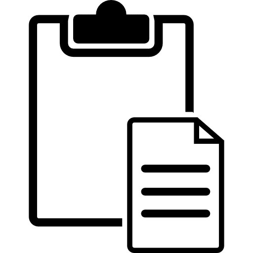 Clipboard paste option interface paste option paste object icon