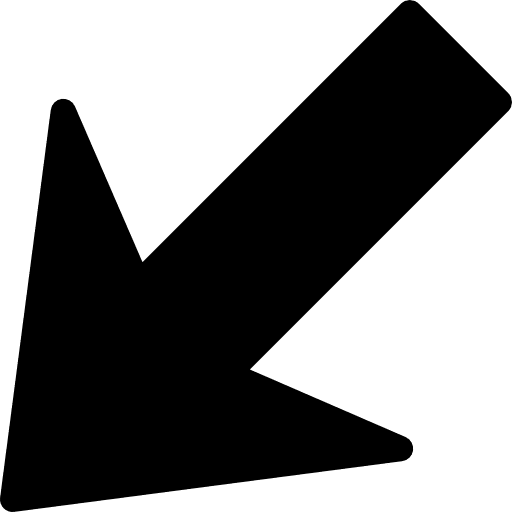 Arrow down left descendant descending left icon