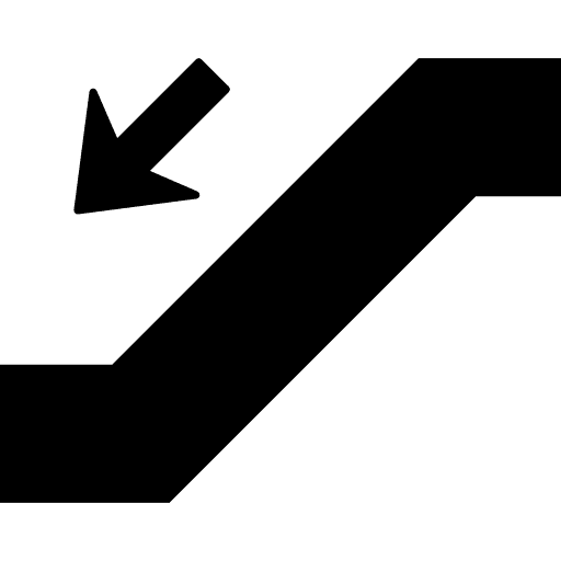 Escalator down escalator escalators basic app icon