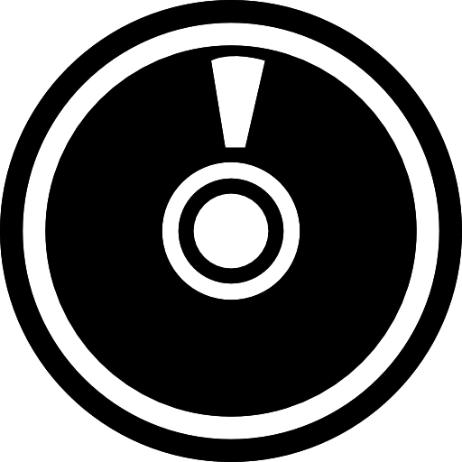 Compact disc variant with border disc disk multimedia icon