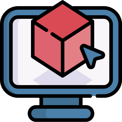 3d art and design monitor screen 3ds file icon