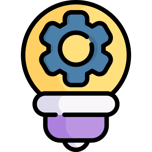 Idea lamp illumination idea icon