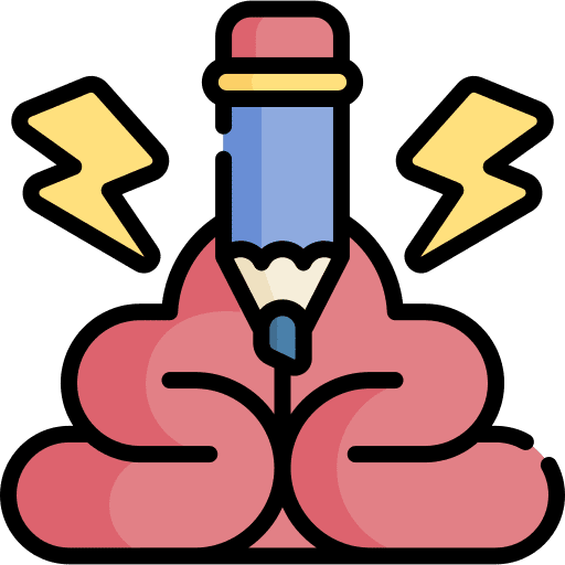 Brainstorm brain creativity business and finance icon Brainstorm brain creativity business and finance icon