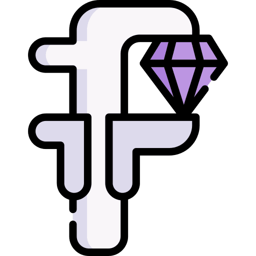 Size jewel diamond size icon Size jewel diamond size icon