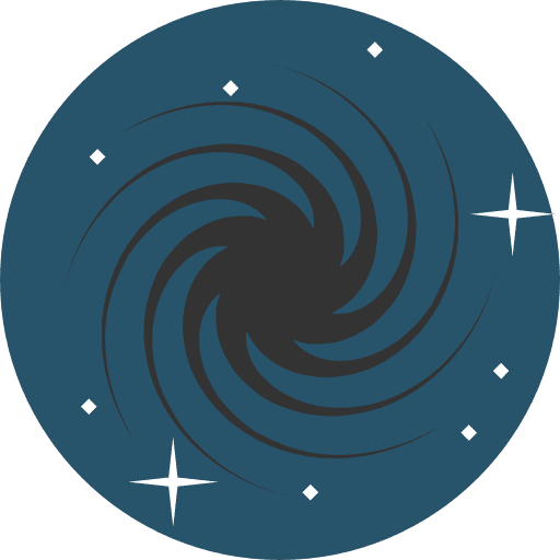 Black hole galaxy space miscellaneous icon