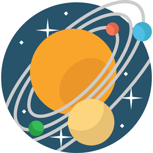 Solar system science solar system uranus icon