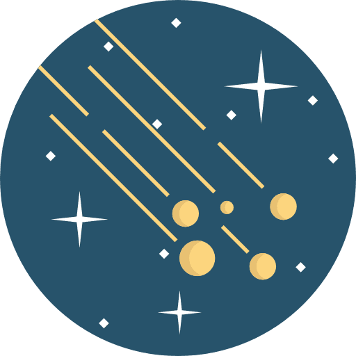 Meteor nature asteroid comet icon Meteor nature asteroid comet icon