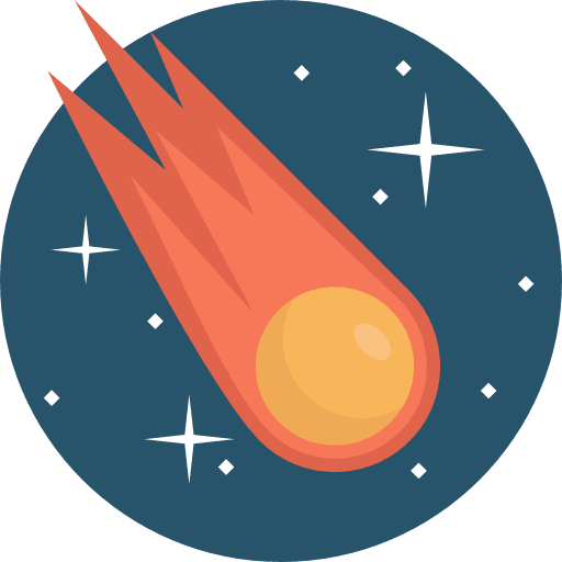 Meteorite miscellaneous galaxy astronomy icon Meteorite miscellaneous galaxy astronomy icon