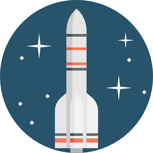 Rocket ship space ship rocket transport icon Rocket ship space ship rocket transport icon