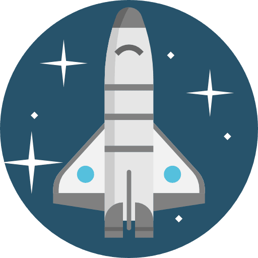 Space shuttle galaxy transport transportation icon Space shuttle galaxy transport transportation icon