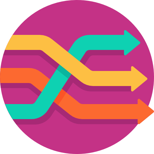 Process process business arrows icon