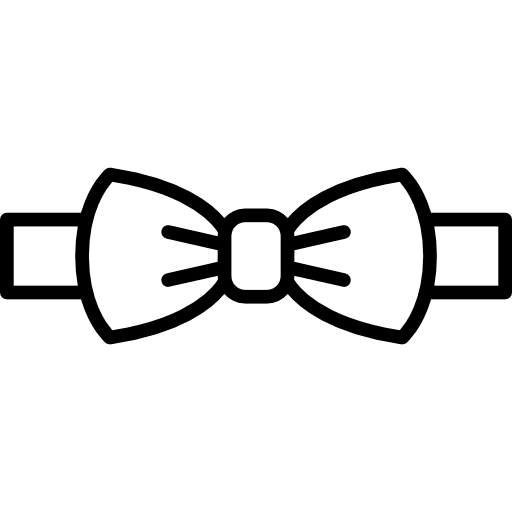 Bow tie fashion accesory masculine icon