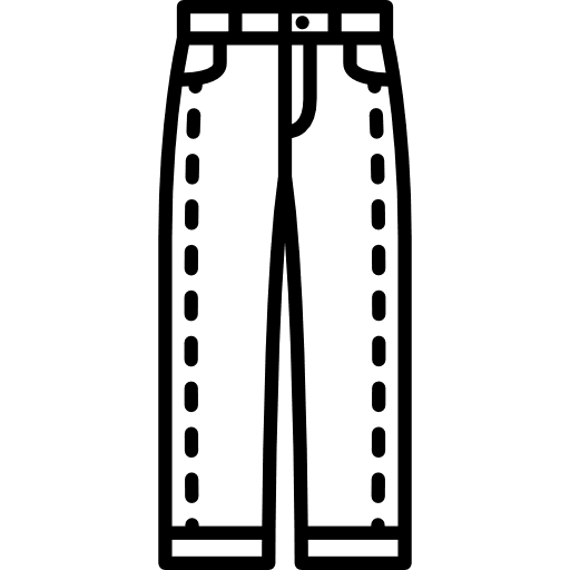 Jeans trousers textile fashion icon