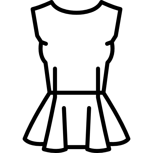 Peplum top women dresses fashion icon