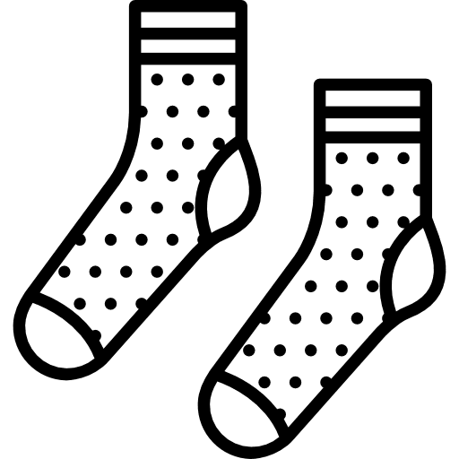 Women socks fashion clothing underwear icon