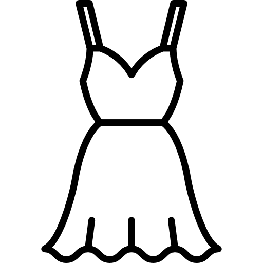 Cocktail dress women dresses woman icon