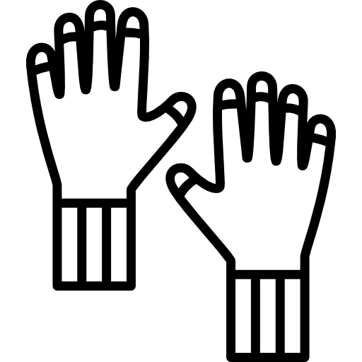 Wool gloves winter pair cold icon