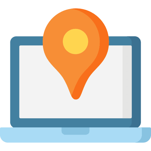 Venue computer pin placeholder icon