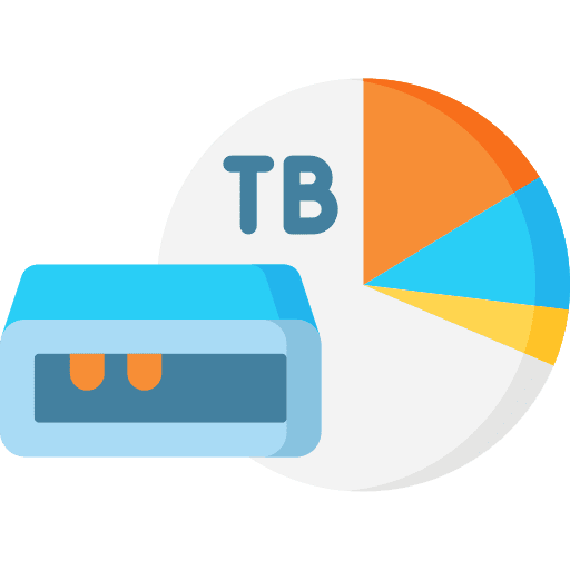 Volume server computer multimedia icon
