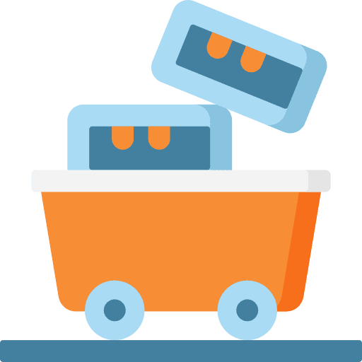 Data mining electronics data server icon