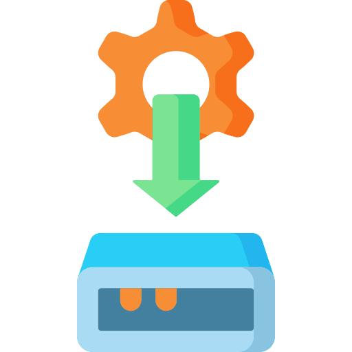 Integration files multimedia integration icon