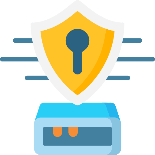 Protection files technology protection icon