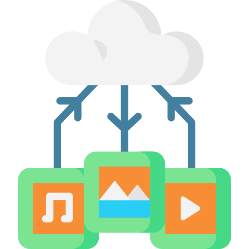 Transmission computer cloud computing transmission icon