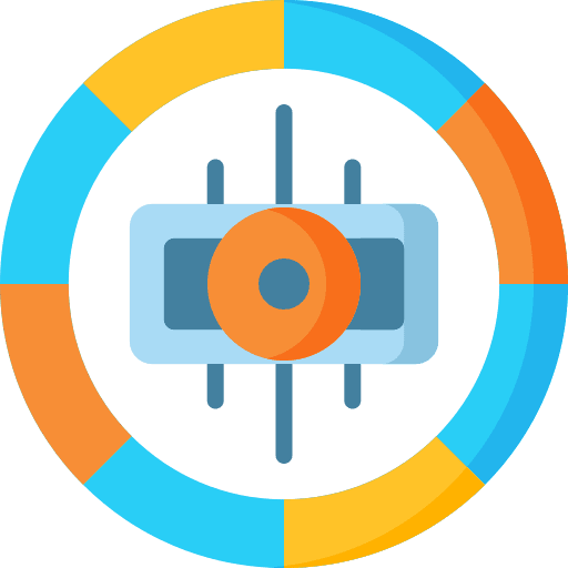 Visualization eyes view vision icon