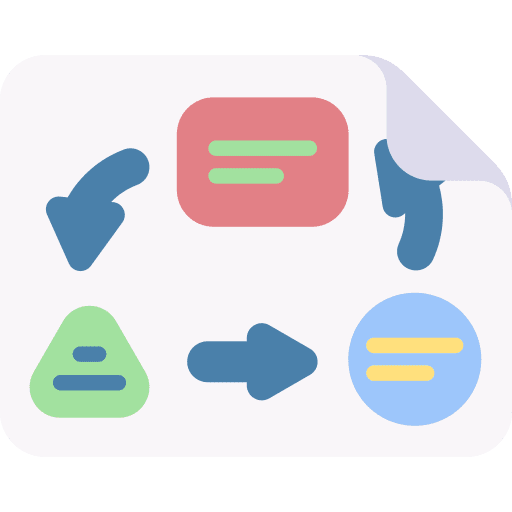 Planning preparation check steps icon