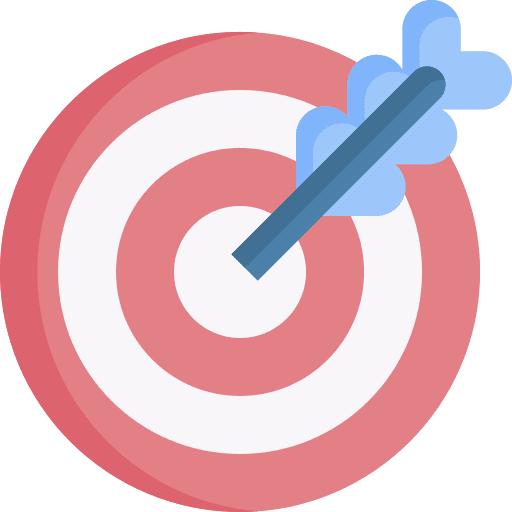 Target dart board hobbies and free time targeting icon