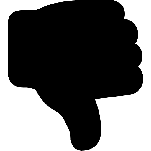 Dislike gestures dislike hands icon Dislike gestures dislike hands icon