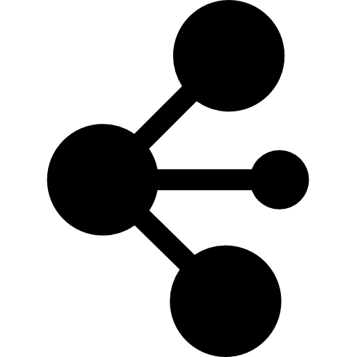 Network multimedia social network shapes icon Network multimedia social network shapes icon