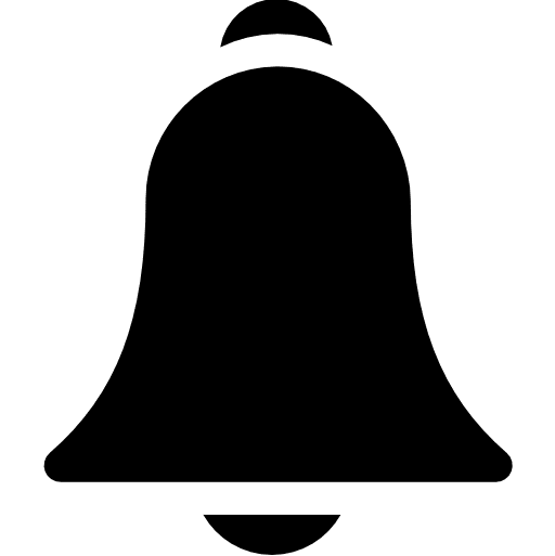 Notification music and multimedia notification school bell icon Notification music and multimedia notification school bell icon