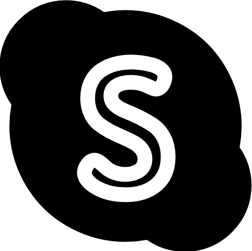 Skype social network logotype logo icon Skype social network logotype logo icon