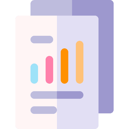 Business report document business report bar chart icon Business report document business report bar chart icon